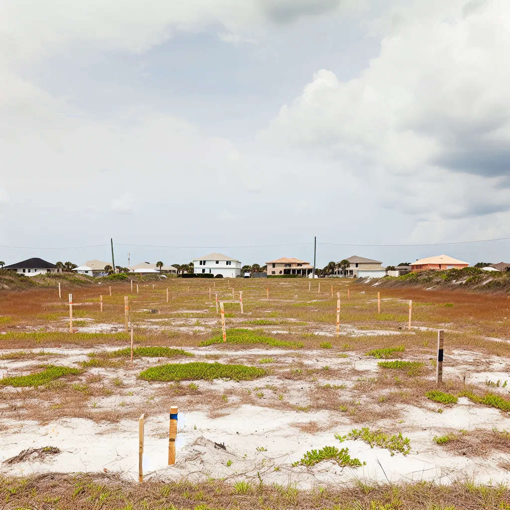 Cleared vacant residential lot for sale in Daytona Beach, Florida