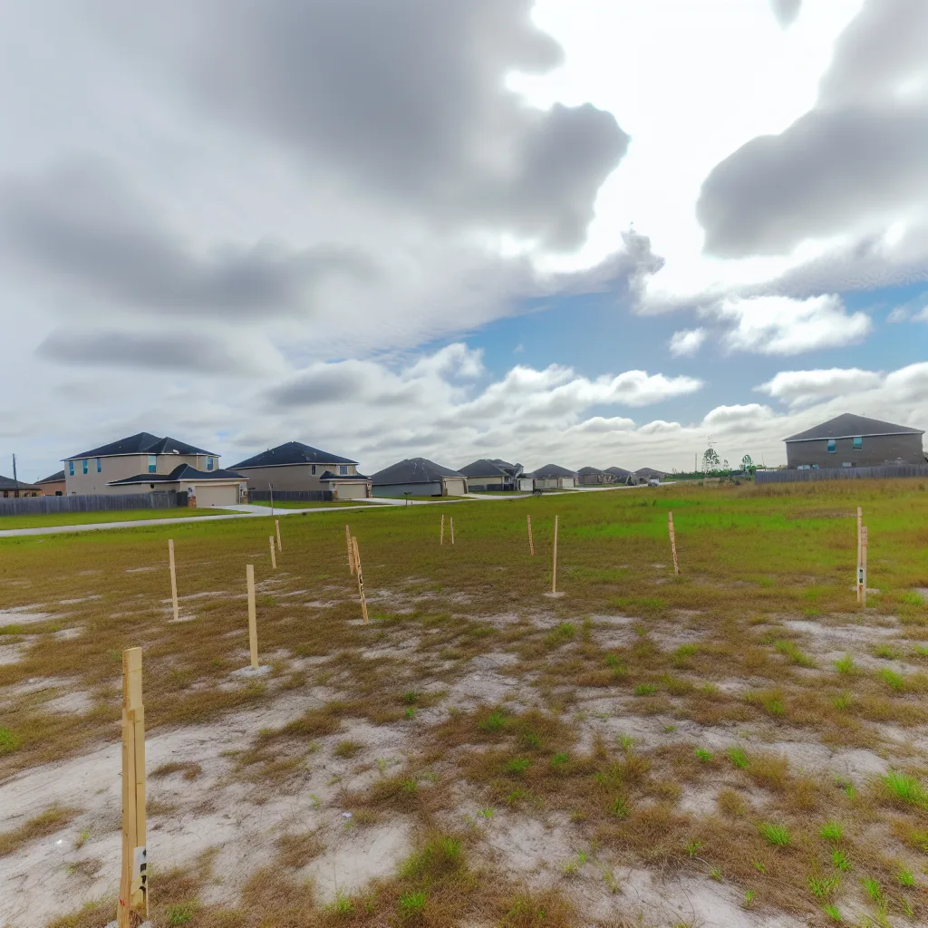 Cleared vacant residential lot for sale in Hernando County, Florida