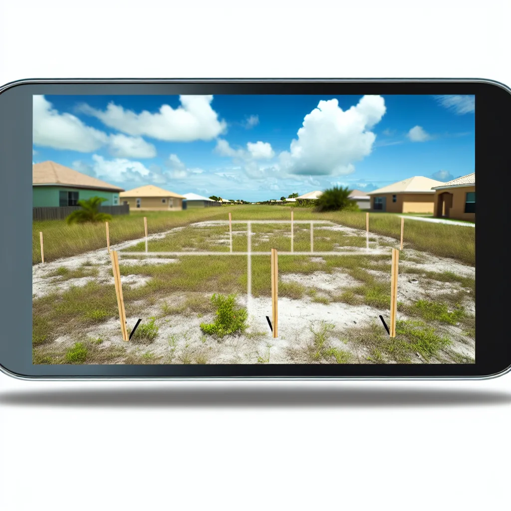 Cleared vacant residential lot for sale in Lee County, Florida