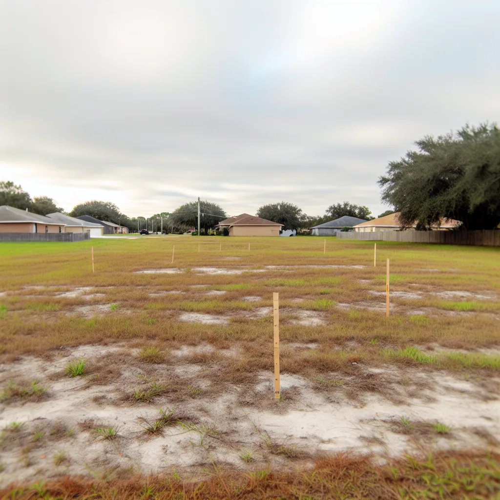 Cleared vacant residential lot for sale in Marion County, Florida