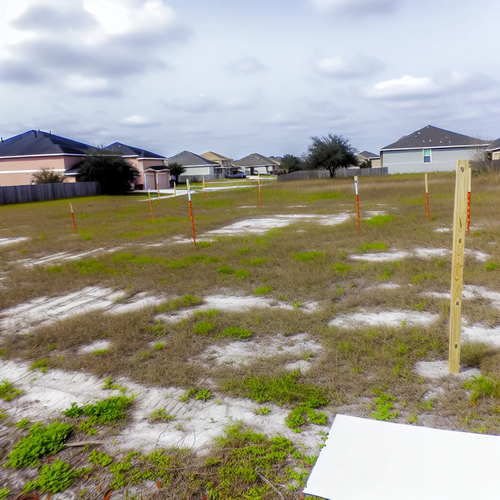 Cleared vacant residential lot for sale in Palatka, Florida
