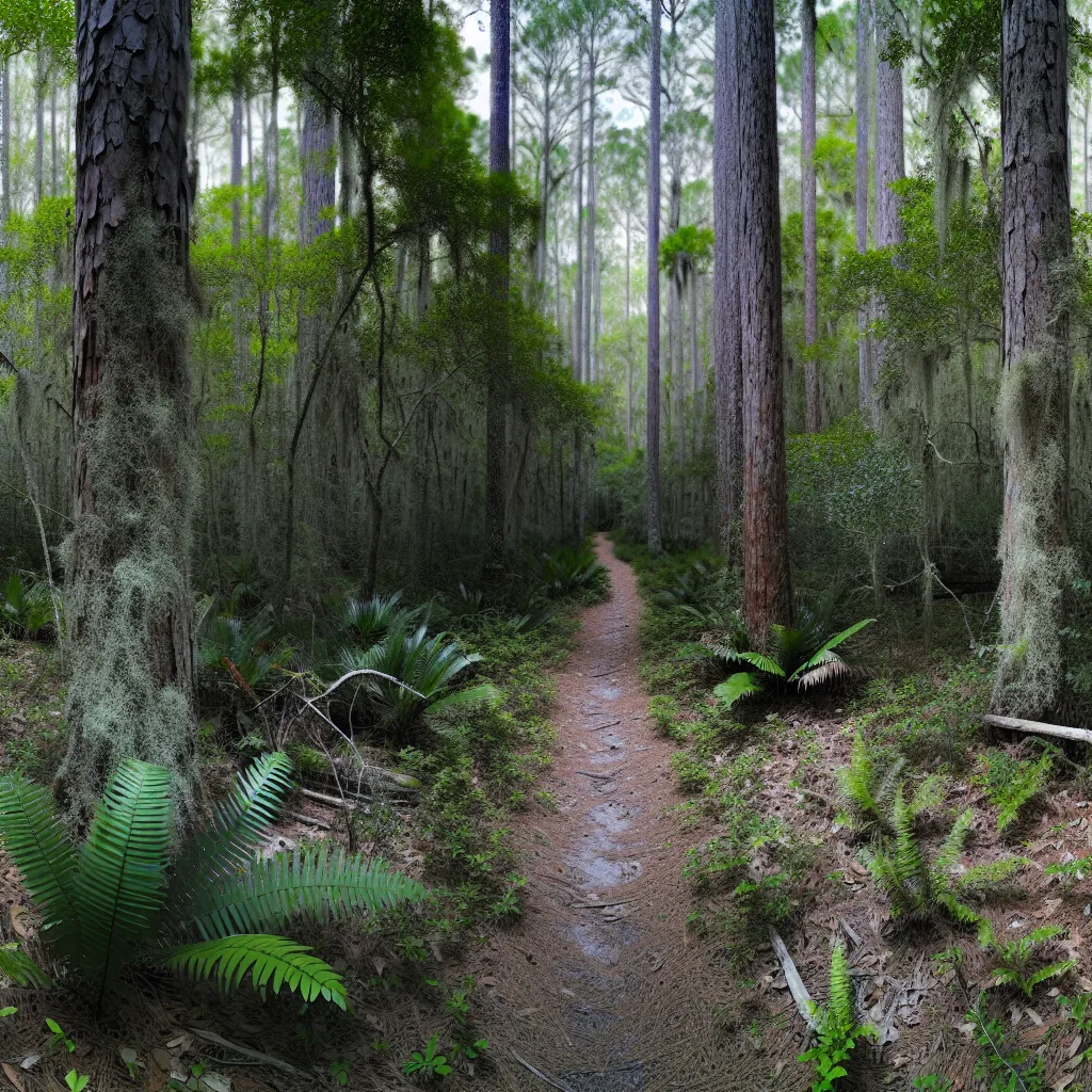 Wooded forest parcel in Lee County, Florida