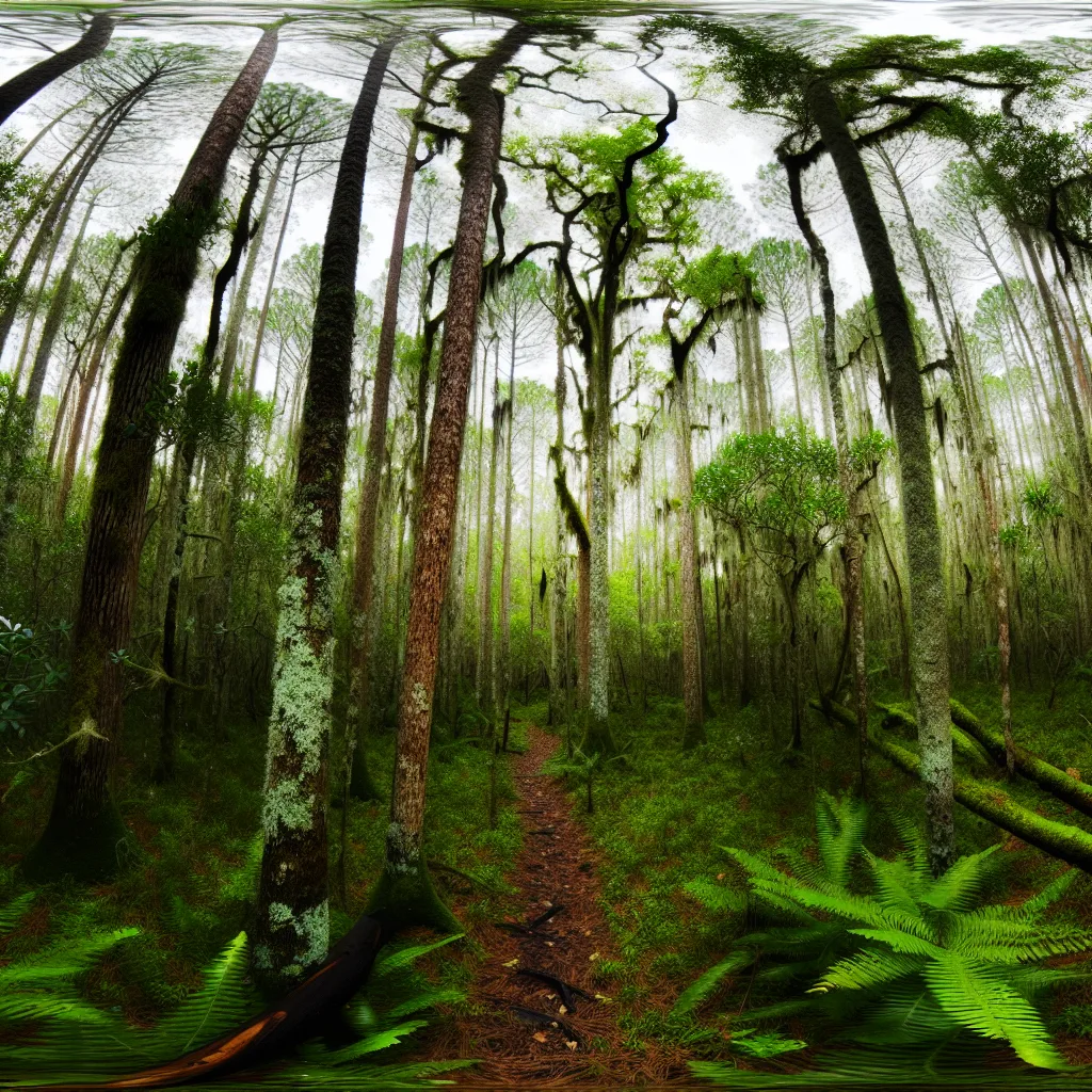 Wooded forest parcel in New Port Richey, Florida