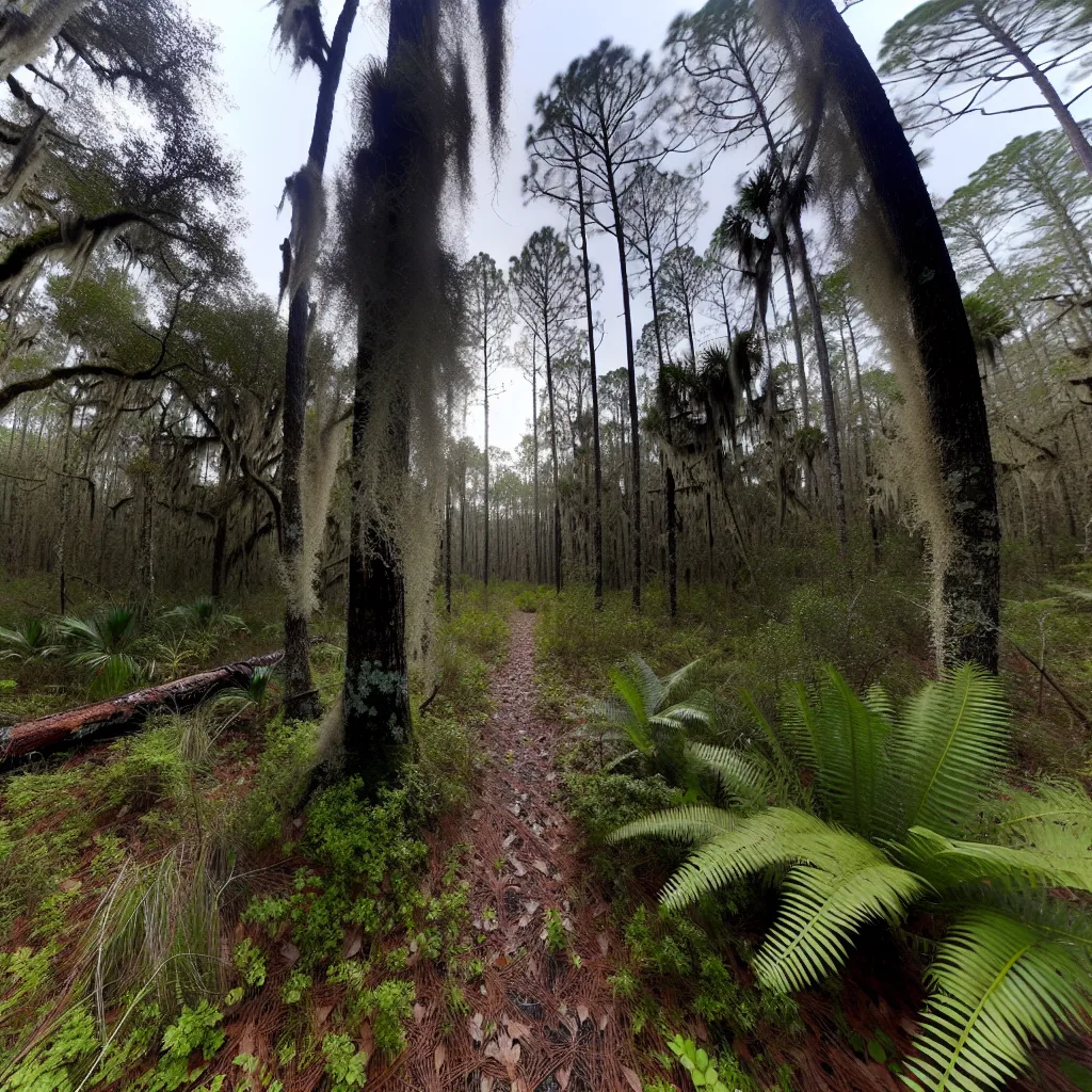 Wooded forest parcel in Pasco County, Florida